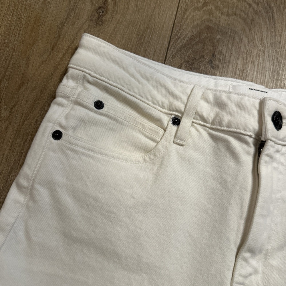 SLVRLAKE Womens Lou Lou Stretch White Jeans Size 27 White Made in USA - Picture 4 of 11